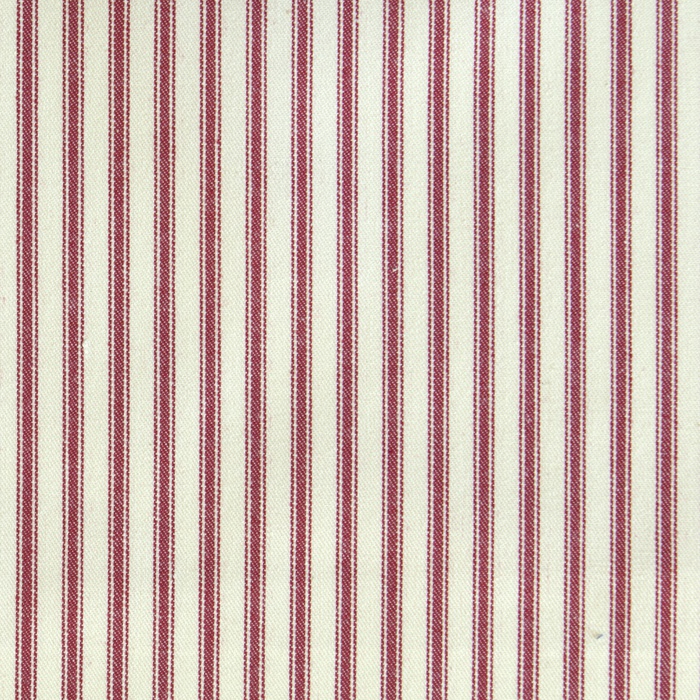 NEW WOVEN TICKING 30 RED